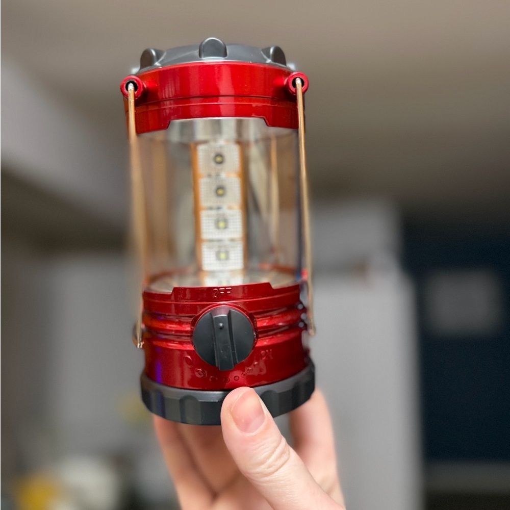 Portable Red LED Camping Lantern
